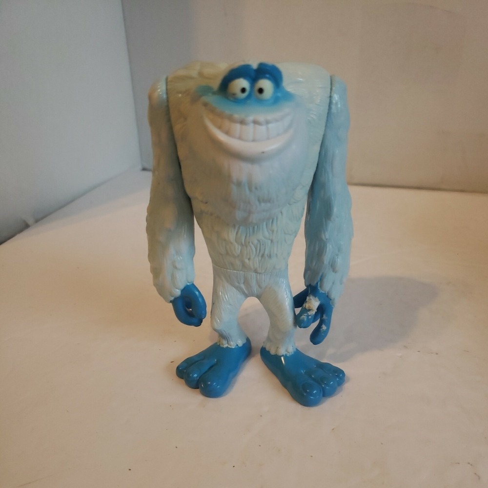 DISNEY PIXAR YETI MONSTERS INC 4.5" ACTION FIGURE ABOMINABLE SNOWMAN MCDONALDS